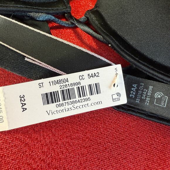 NWT Victoria's Secret Black Bomb Shell  32AA Adds 2 Cup Sizes Push Up Bra New - Picture 8 of 16